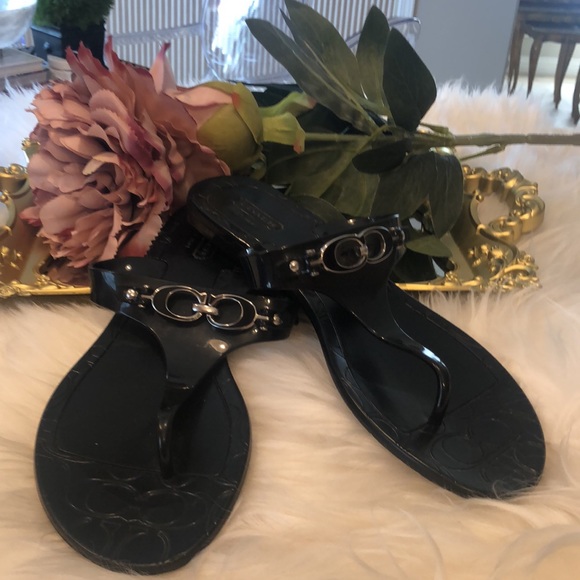 Coach Jelly Sandals - Picture 1 of 9